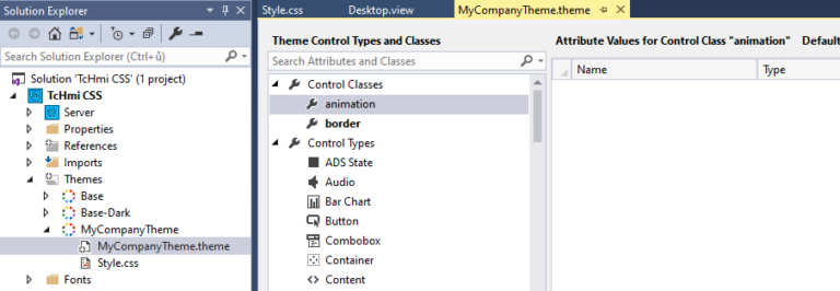 TwinCAT HMI – CSS and Themes crash course - Hello TwinCAT