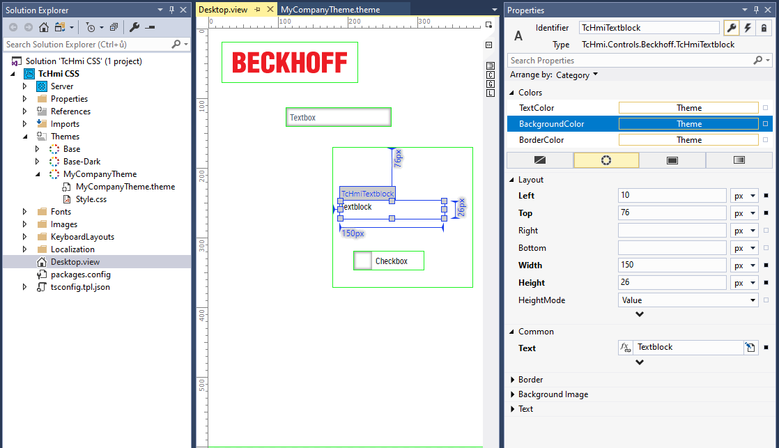 TwinCAT HMI – CSS and Themes crash course - Hello TwinCAT